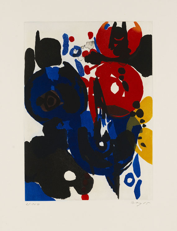 Ernst Wilhelm Nay - Sechs Aquatinten. Über den Menschen - 