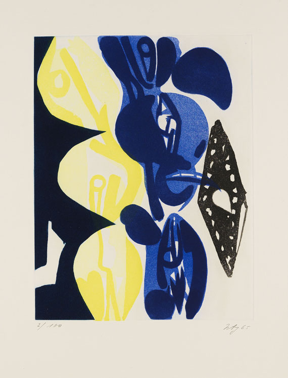 Ernst Wilhelm Nay - Sechs Aquatinten. Über den Menschen - 