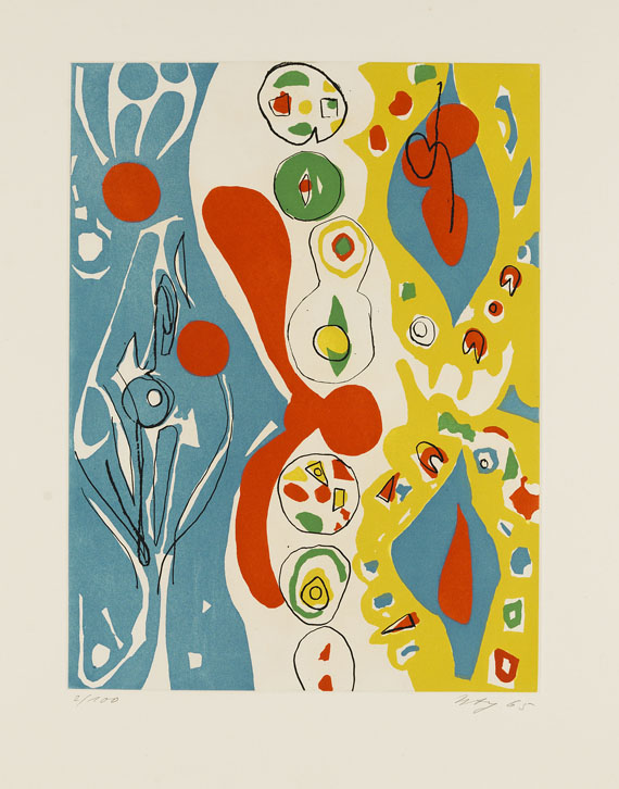 Ernst Wilhelm Nay - Sechs Aquatinten. Über den Menschen - 