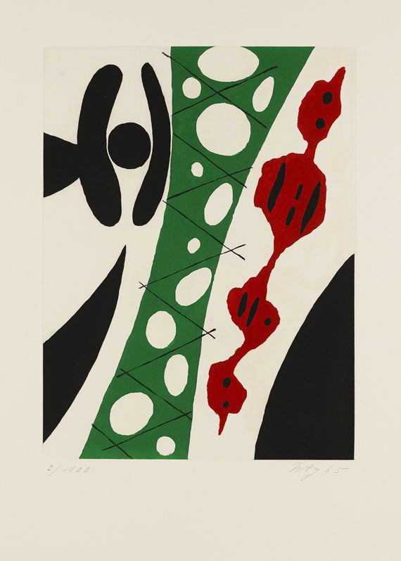 Ernst Wilhelm Nay - Sechs Aquatinten. Über den Menschen - 