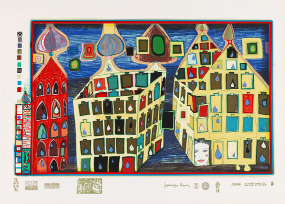 Friedensreich Hundertwasser - Look at it on a rainy day