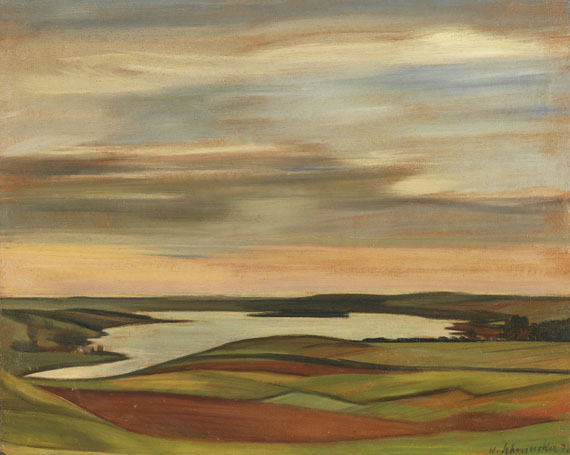 Hanns Schmucker - Ostpreußischer See bei Sonnenuntergang (Jucha)