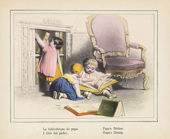  - Album (Kinderleben). Um 1860. - 