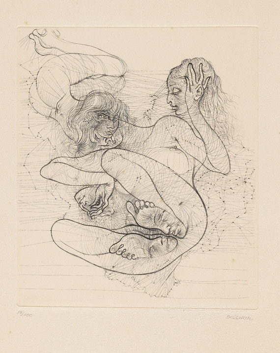 Hans Bellmer - Les dessins de Hans Bellmer. 1966