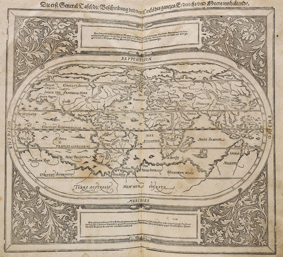 Sebastian Münster - Cosmographey. 1598. - 