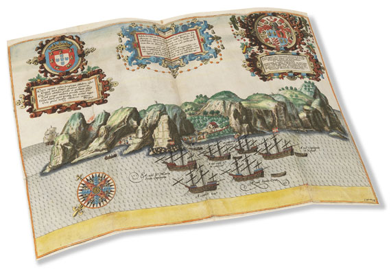 Jan Huygen van Linschoten - Itinerario, Voyage ofte Shipvaert. 1595-96. - 