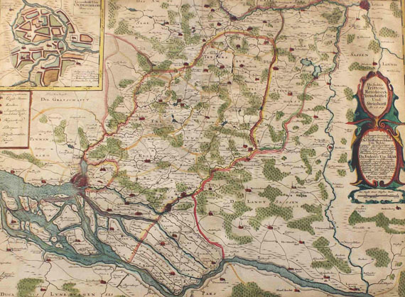 Schleswig-Holstein - 1 Bl. Trittow, Reinbeeck (J. Mejer). 1652.