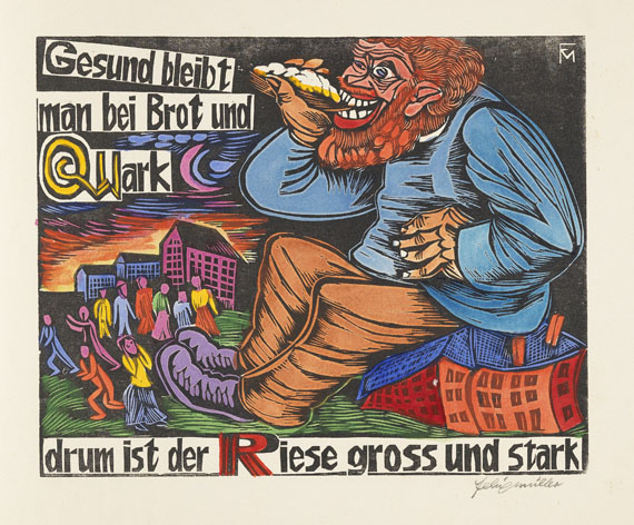 Conrad Felixmüller - Geschütteltes ABC. 1925. - 