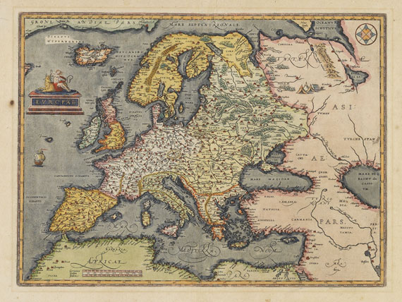 Europa - 1 Bl. Europae, 1584f. (Ortelius).