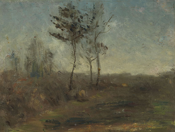 Rudolf Höckner - 3 Ölgemälde: Norddeutsche Landschaften -
