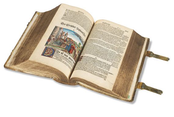 Martin Luther - Biblia germanica, altkoloriert. 1547. - 