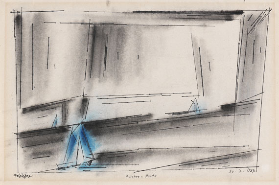 Lyonel Feininger - Fischer-Boote