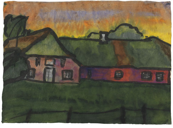 Emil Nolde - Bauernhaus in Friesland