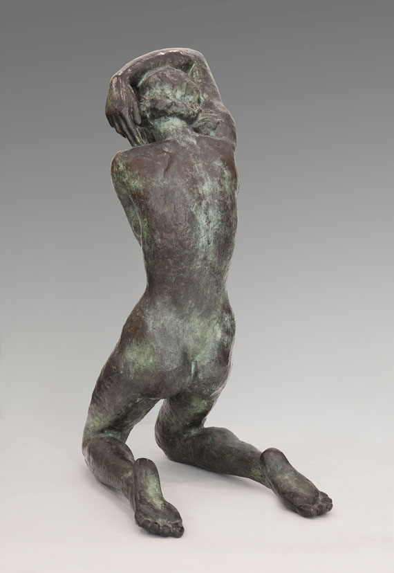 Fritz Klimsch - Der Sturm - Back side