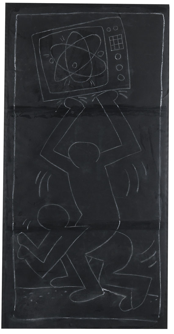 Keith Haring - Ohne Titel (Subway drawing)