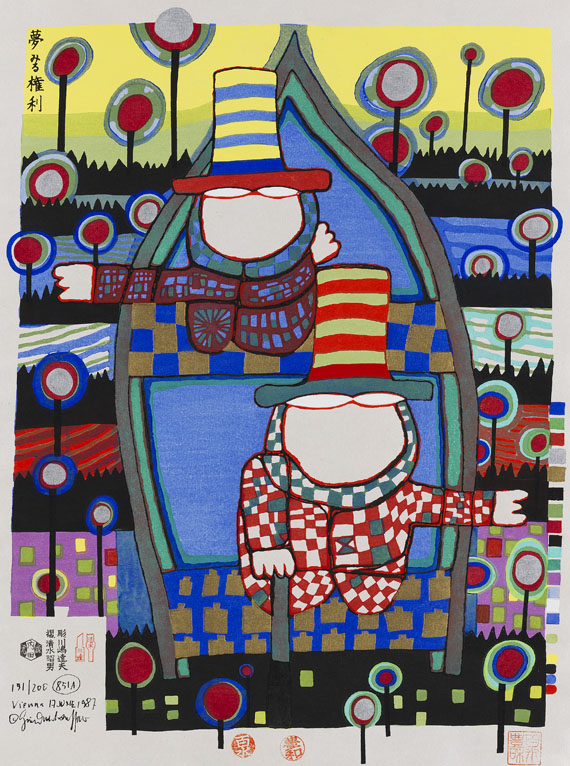Friedensreich Hundertwasser - Joy of Man - 