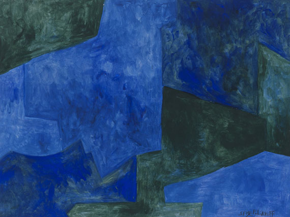 Serge Poliakoff - Composition, Bleues et verts
