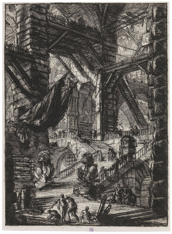 Giovanni Battista Piranesi - Blatt VIII der sechzehnteiligen Folge der "Carceri d