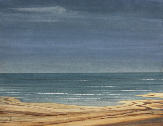 Franz Lenk - Meer mit Strand