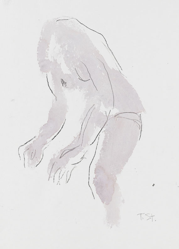 Toni Stadler - 8 Blätter: Aktstudien - 