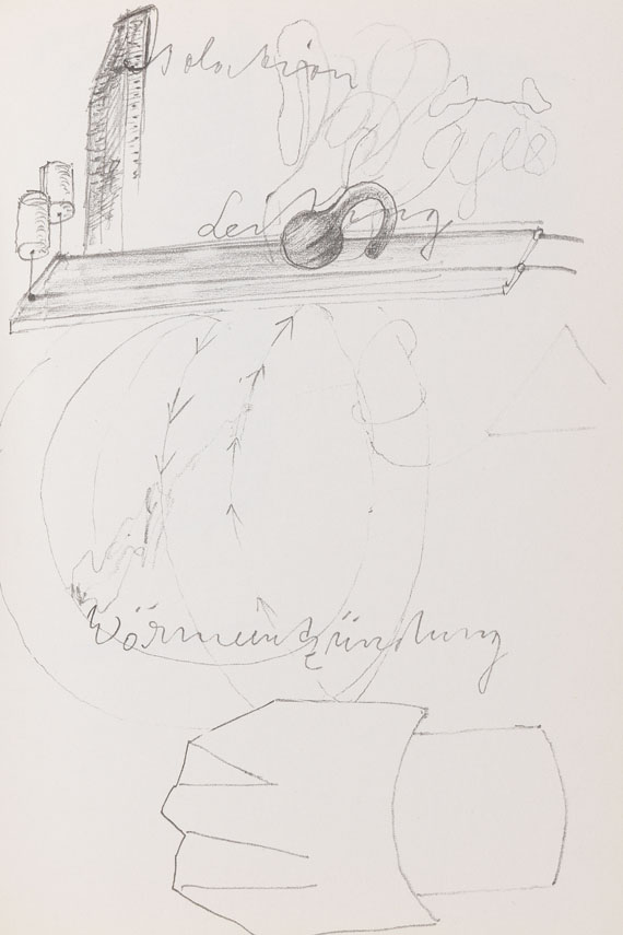 Joseph Beuys - Zeichnungen zu "Codices Madrid" von Leonardo da Vinci - 