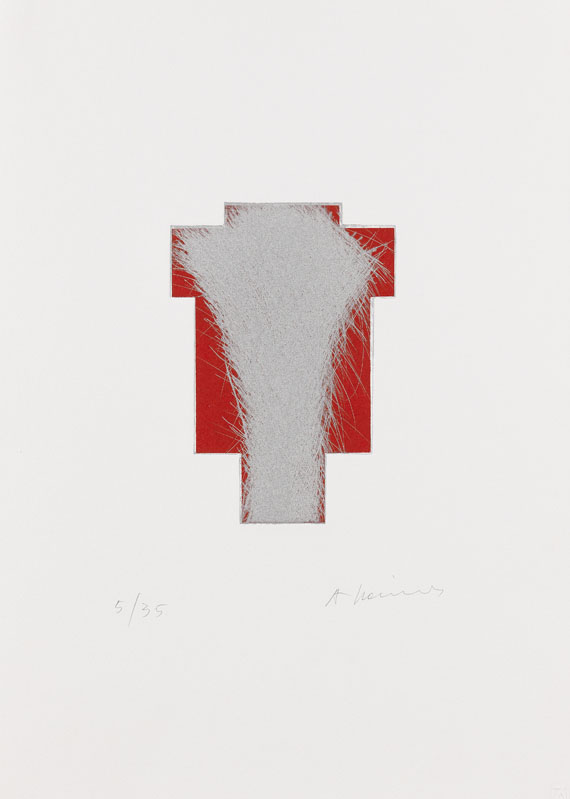 Arnulf Rainer - 6 Blätter: Kreuzeformen - 