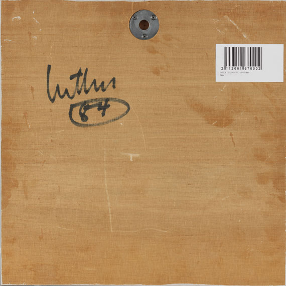 Adolf Luther - Hohlspiegelobjekt - Back side