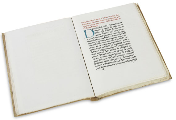 Ugolino Verino - Verino, U., Vita di Santa Chiara vergine...1921 - 