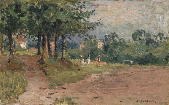 Rudolf Höckner - 3 Ölgemälde: Norddeutsche Landschaften - 