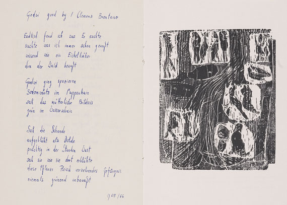 Gerhard Altenbourg - Vier Gedichte. 1976 - 