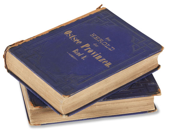 Johann von Radetzky - Der Herold der Ostsee-Provinzen (Manuskript). 1866 und 1870. 2 Bde. - 