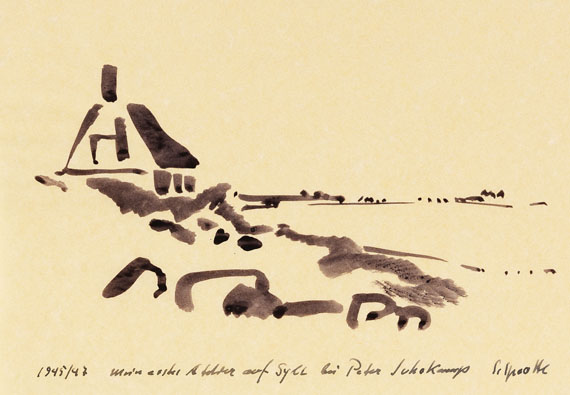 Siegward Sprotte - Mein erstes Atelier auf Sylt bei Peter Suhrkamp