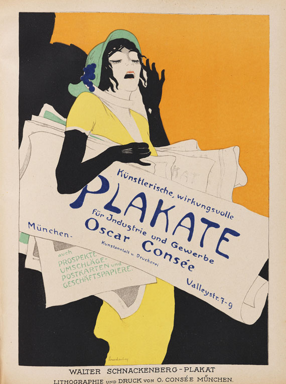  - Das Plakat. 1913-21. 9 Jgge. - 