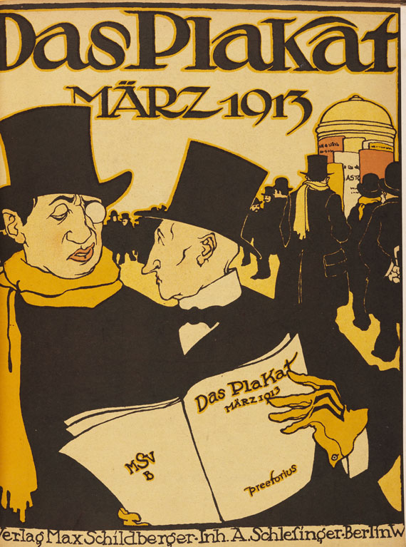   - Das Plakat. 1913-21. 9 Jgge. - 