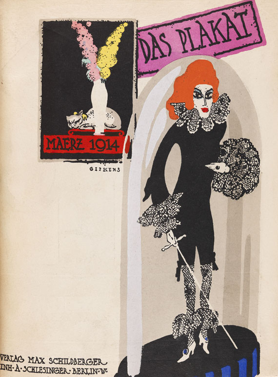   - Das Plakat. 1913-21. 9 Jgge. - 