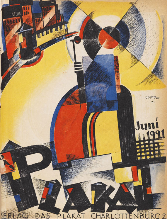   - Das Plakat. 1913-21. 9 Jgge. - 