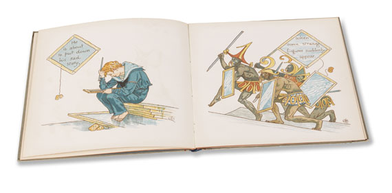 Walter Crane - Slateandpencilvania. 1885 - 