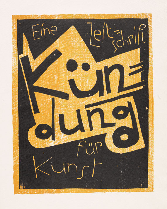   - Kündung. 7 Hefte im Schuber. 1921. - 