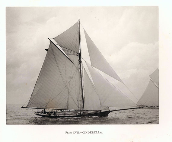 Schiffahrt - E. Burgess, American and English yachts. 1887.