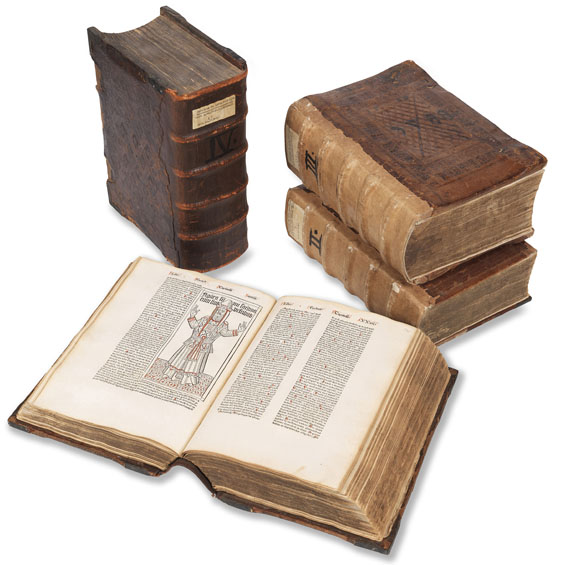  Nicolaus de Lyra - Postilla super totam Bibliam. 4 Bde. Um 1485.  MK 13 - 