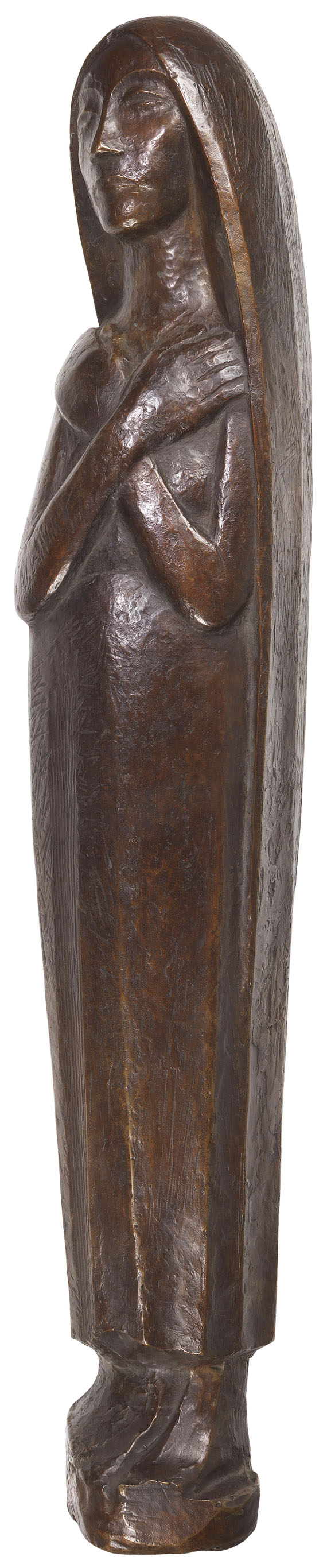 Ernst Barlach - Die Erwartende II, Figur aus dem "Fries der Lauschenden"