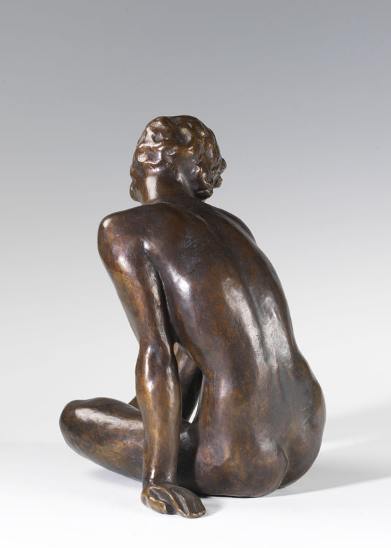 Fritz Klimsch - Beschaulichkeit - Back side