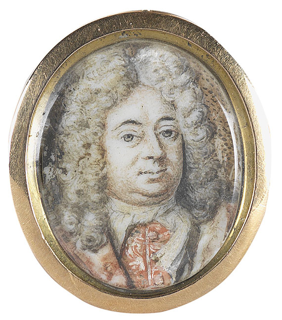  Miniatur - Porträt des Komponisten Georg Friedrich Händel