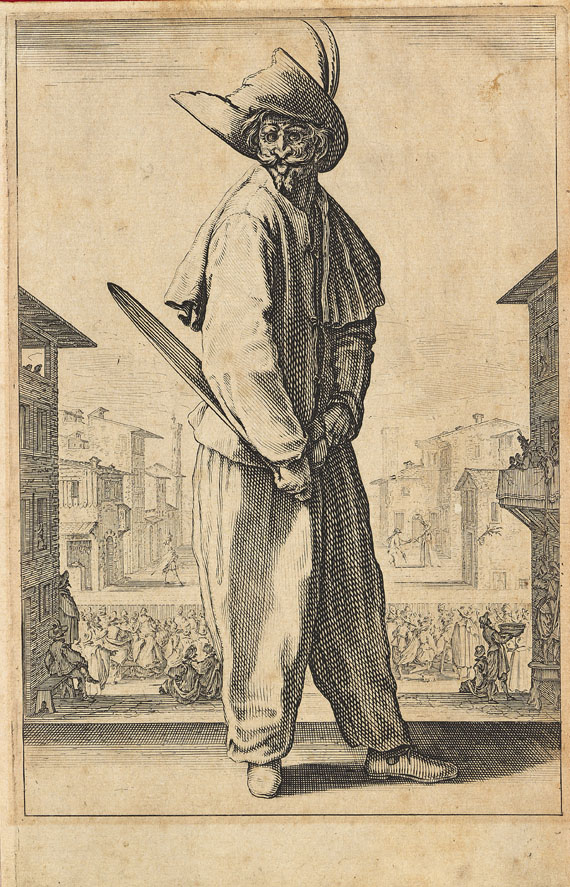 Jacques Callot - 3 Blätter: Les Trois Pantalons