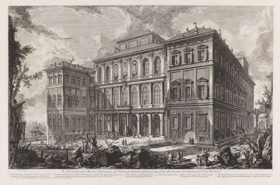 Giovanni Battista Piranesi - Palazzo Barberini