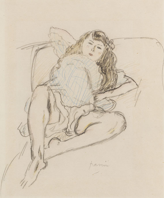 Jules Pascin - Liegende