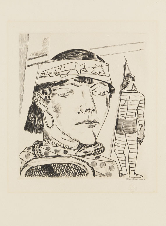 Max Beckmann - Schlangendame