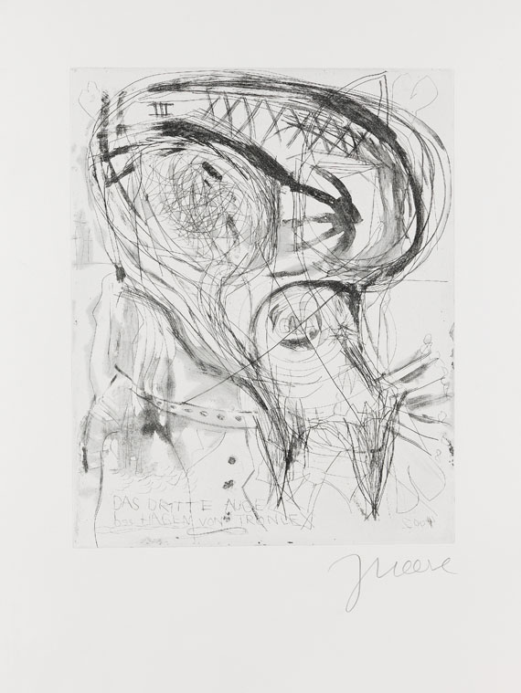 Jonathan Meese - Zwei Schwänze für ein Halleluja. Der hohlste Kunsthistoriker. Die Exe Schrympylei. Der Junker Toni, Ohni. Don Skeletti im Fettnapf mit 10 Zäpfchen. Colonel Iverson - 