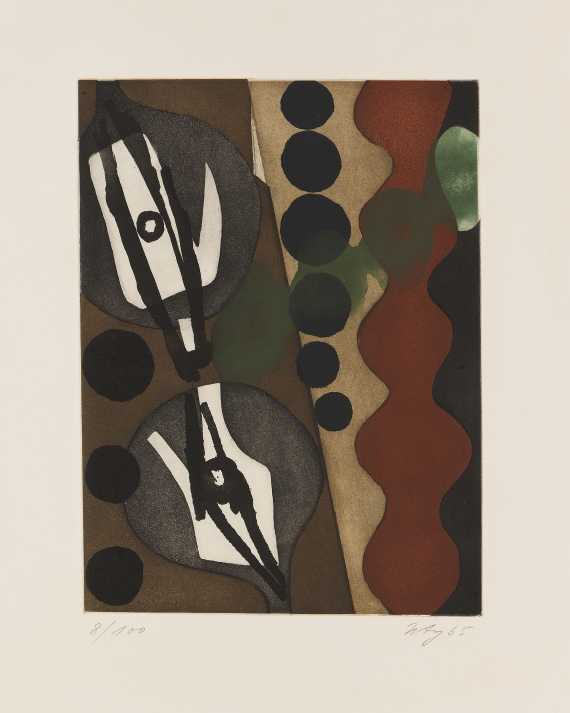 Ernst Wilhelm Nay - Sechs Aquatinten. Über den Menschen - 