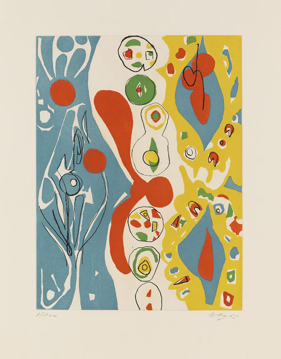 Ernst Wilhelm Nay - Sechs Aquatinten. Über den Menschen - 